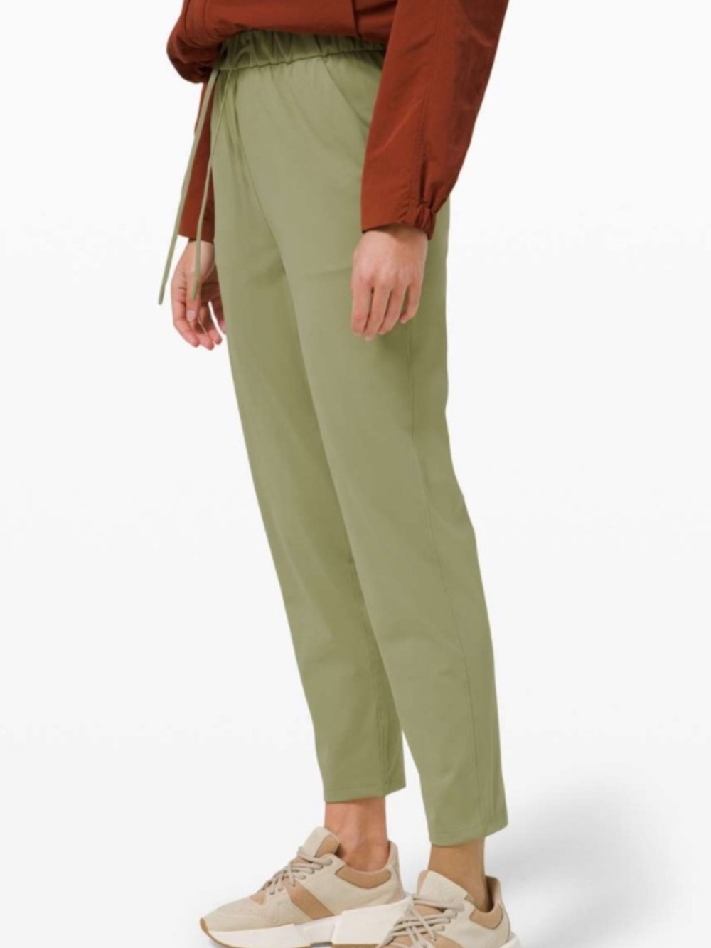 Lululemon Keep Moving Pant 7/8 High-Rise Rosemary Green